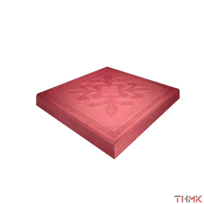Плитка тротуарная Краковская красная 300x300х30 мм