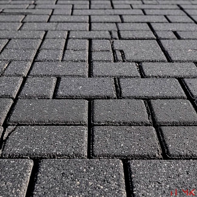 Брусчатка кирпичик черный 200x100x40 мм